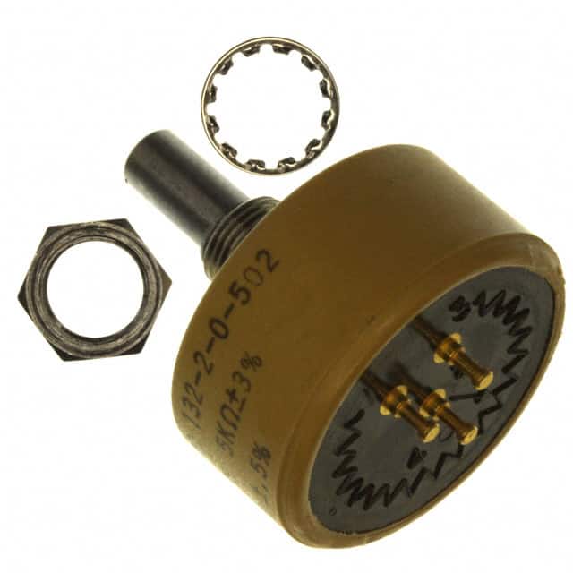 132B20502 POT 5K OHM 2.75W WIREWOUND LIN