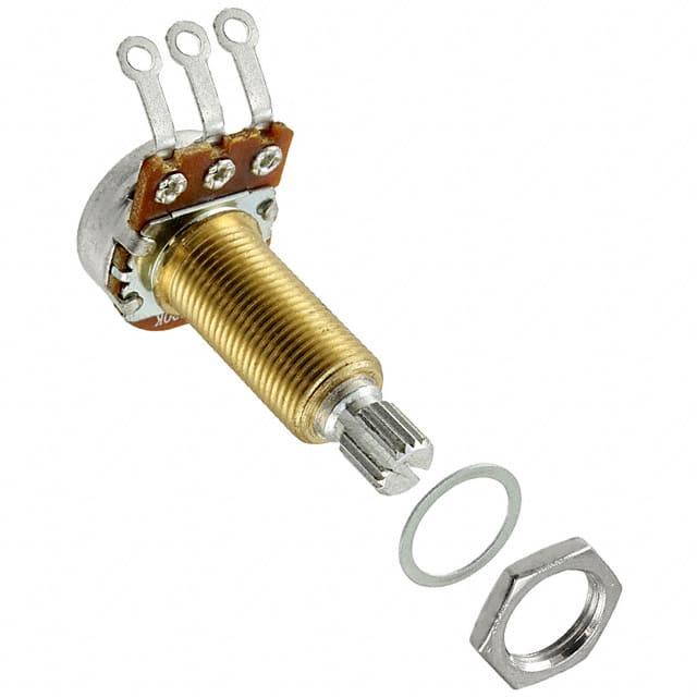 PDB181-GTR03-504A2 POT 500K OHM 1/10W CARBON LOG
