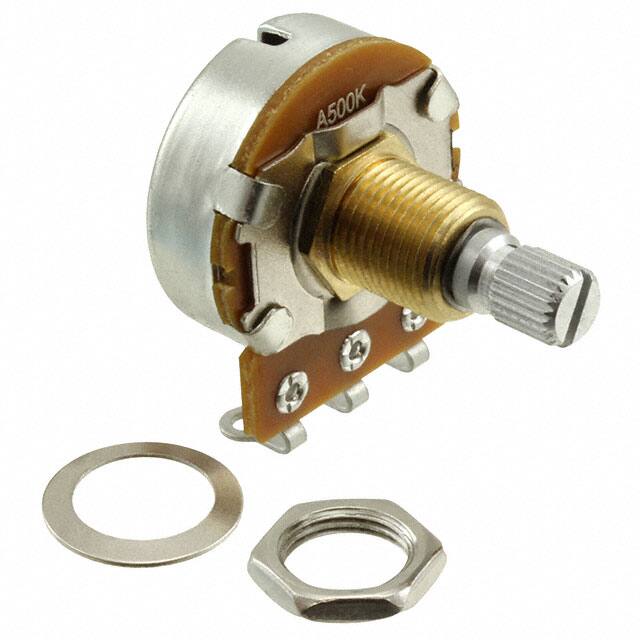 PDB241-SOTL1-504A3 POT 500K OHM 1/4W CARBON LOG