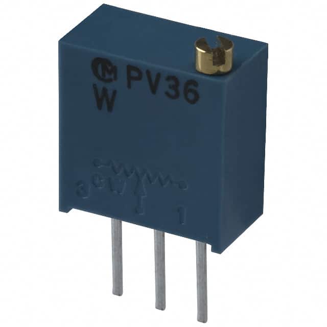 PV36W500C01B00 TRIMMER 50 OHM 0.5W PC PIN TOP