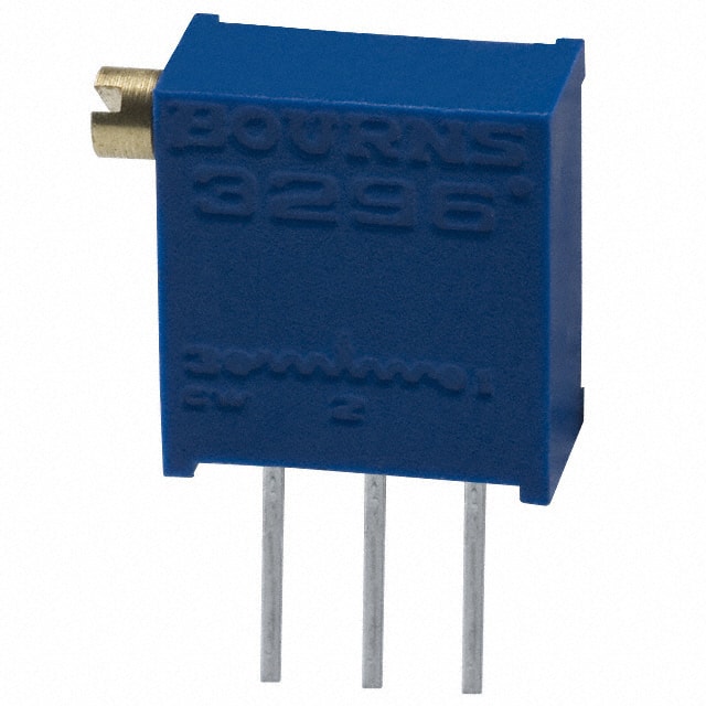 3296X-1-101ALF TRIMMER 100 OHM 0.5W PC PIN SIDE