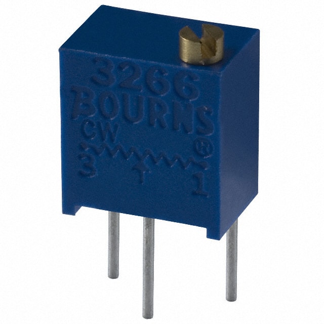 3266W-1-103LF TRIMMER 10K OHM 0.25W PC PIN TOP