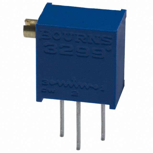 3299Z-1-101LF TRIMMER 100 OHM 0.5W PC PIN SIDE