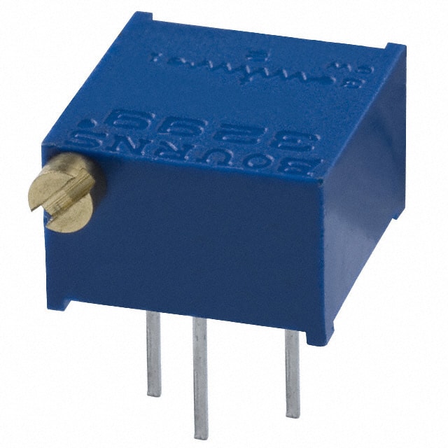 3299P-1-104 TRIMMER 100KOHM 0.5W PC PIN SIDE