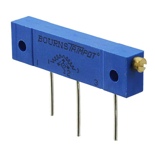 3059Y-1-104LF TRIMMER 100K OHM 1W PC PIN SIDE