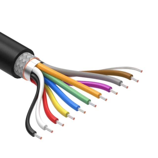 30-01627 CABLE 10COND 24AWG BLACK SHLD