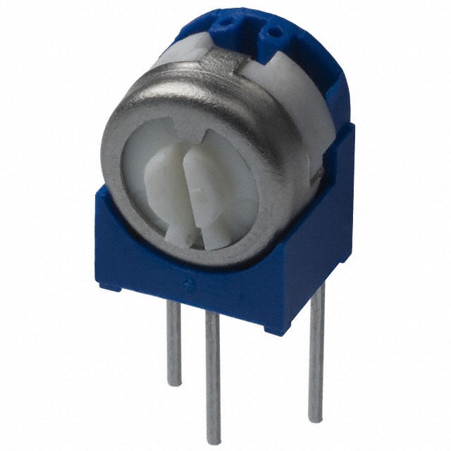 3329W-1-101 TRIMMER 100 OHM 0.5W PC PIN SIDE