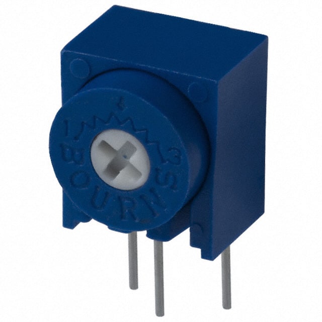 3339W-1-202LF TRIMMER 2K OHM 0.5W PC PIN SIDE