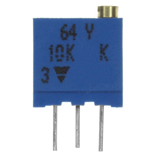 M64Y103KB40 TRIMMER 10K OHM 0.5W PC PIN TOP