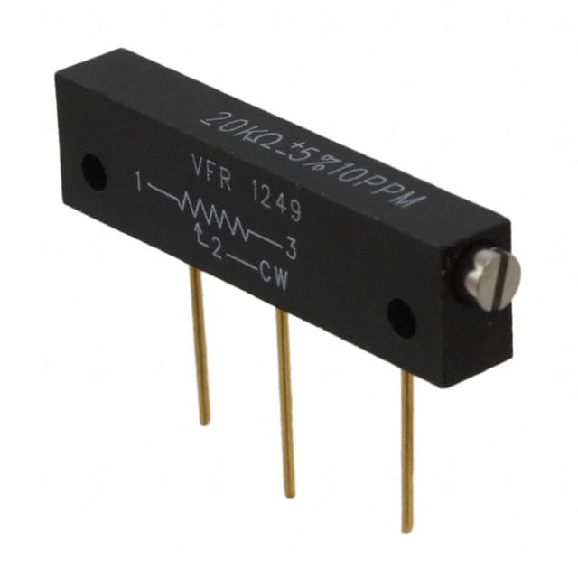 Y505110K0000J0L TRIMMER 10K OHM 0.5W PC PIN SIDE