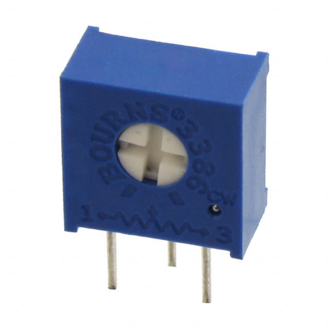 3386V-1-222LF TRIMMER 2.2KOHM 0.5W PC PIN SIDE