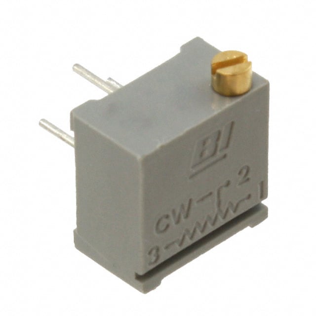 68PR1KLF TRIMMER 1K OHM 0.5W PC PIN SIDE