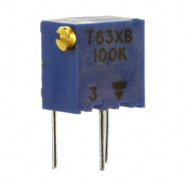 T63XB104KT20 TRIMMER 100K OHM 0.25W PC PIN