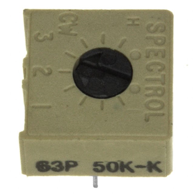 M63P503KB40 TRIMMER 50K OHM 0.5W PC PIN SIDE