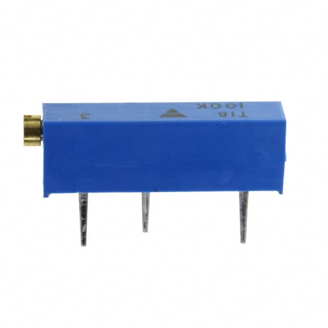 T18104KT10 TRIMMER 100K OHM 0.75W PC PIN