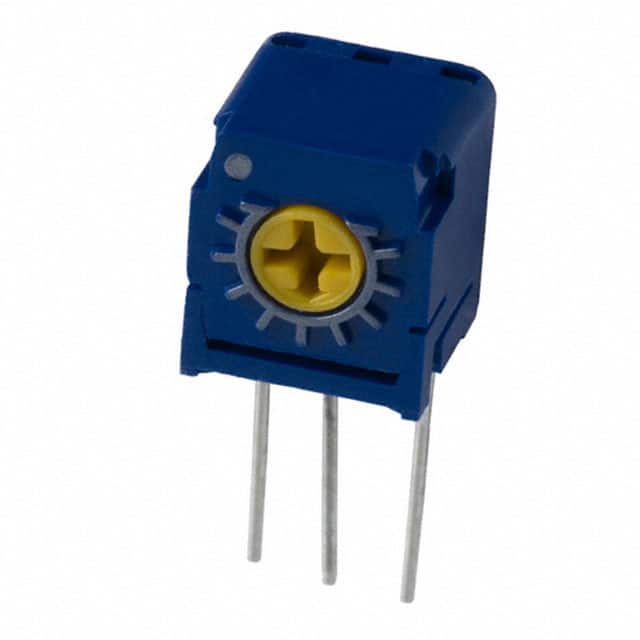 CT-6EN101 TRIMMER 100 OHM 0.5W PC PIN SIDE