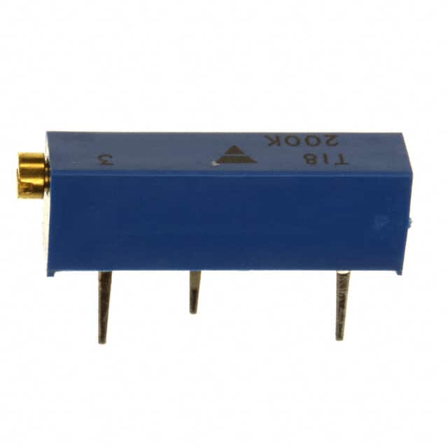 T18204KT10 TRIMMER 200K OHM 0.75W PC PIN