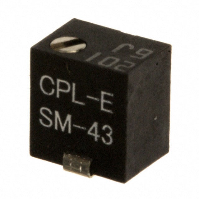 SM-43TW205 TRIMMER 2M OHM 0.25W J LEAD TOP