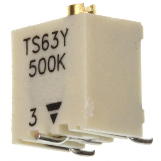 TS63Y504KR10 TRIMMER 500K OHM 0.25W GW TOP