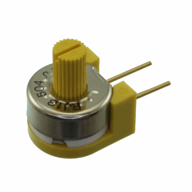 RJ-13SR504 TRIMMER 500K OHM 0.75W PC PIN