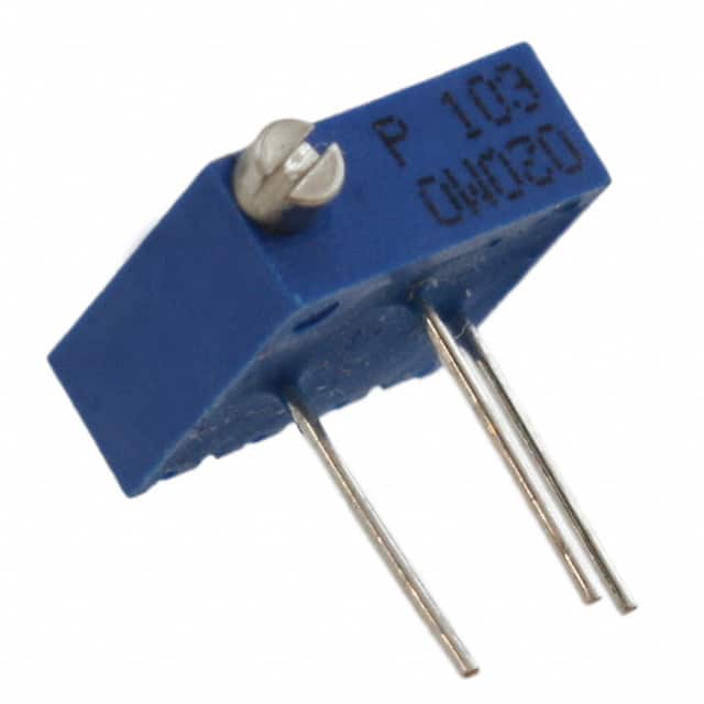 3292P-1-102LF TRIMMER 1K OHM 0.5W PC PIN SIDE