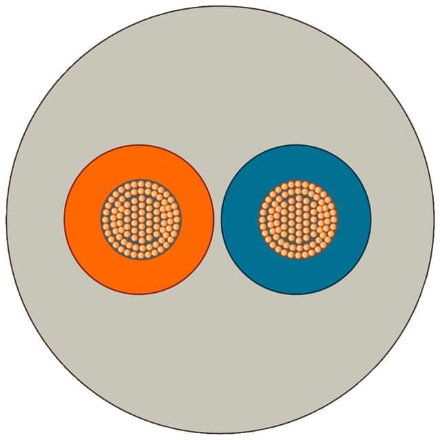 6XV18128A CABLE 2COND GRAY