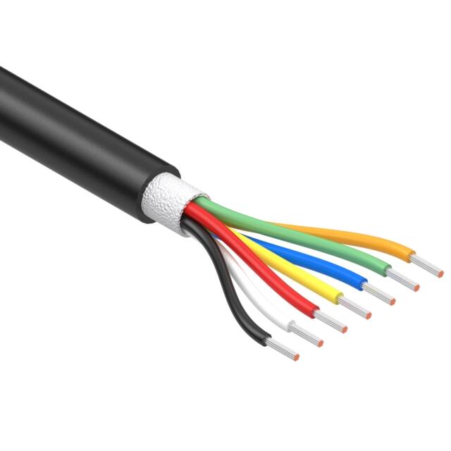 30-02016 CABLE 7COND 22AWG BLACK 502'