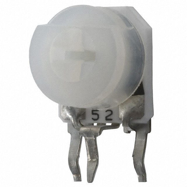 TC86W-1-504 TRIMMER 500KOHM 0.3W PC PIN SIDE