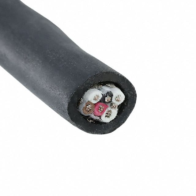 25123 BK005 MULTI-PAIR 6COND 22AWG BLK 100'