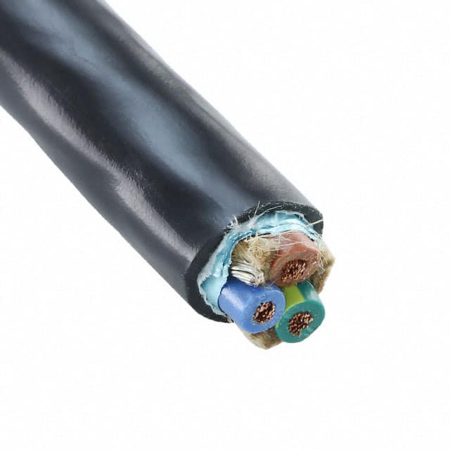 45363/1 BK199 CABLE 3COND 16AWG BLK SHLD 1000'