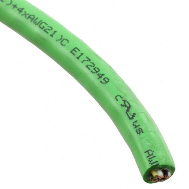 1553219007 CABLE 12COND 21AWG/22AWG GRN 1M