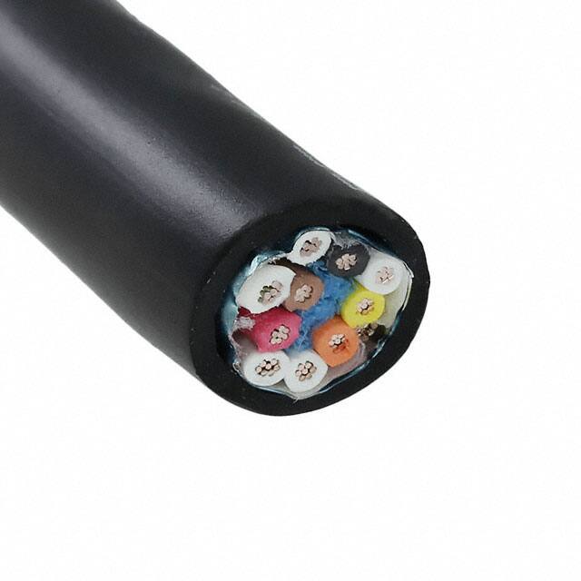 45455 BK005 MULTI-PAIR 10COND 20AWG BLK 100'