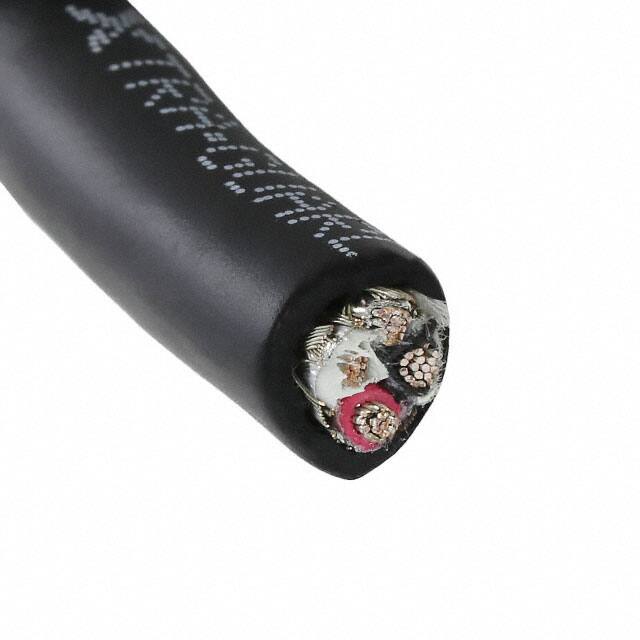 25163 BK005 CABLE 3COND 18AWG BLK SHLD 100'