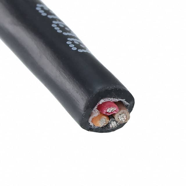 25444 BK199 CABLE 4COND 14AWG BLACK 1000'