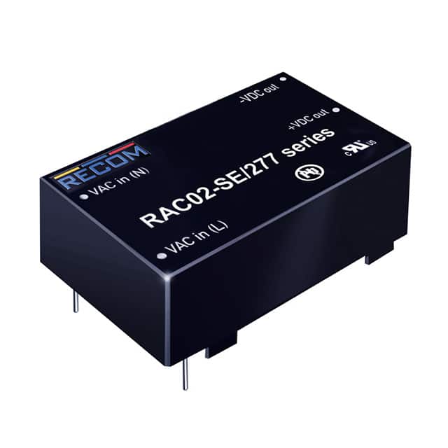 RAC02-3.3SE/277 AC/DC CONVERTER 3.3V 2W