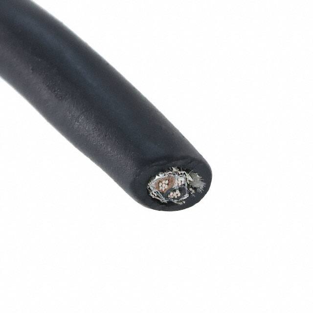 25532 BK005 CABLE 2COND 16AWG BLK SHLD 100'