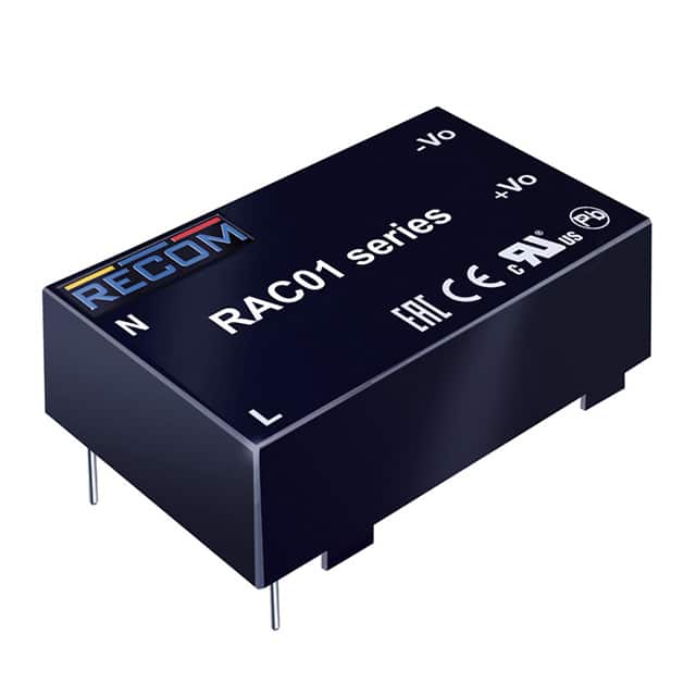 RAC01-12SC AC/DC CONVERTER 12V 1W