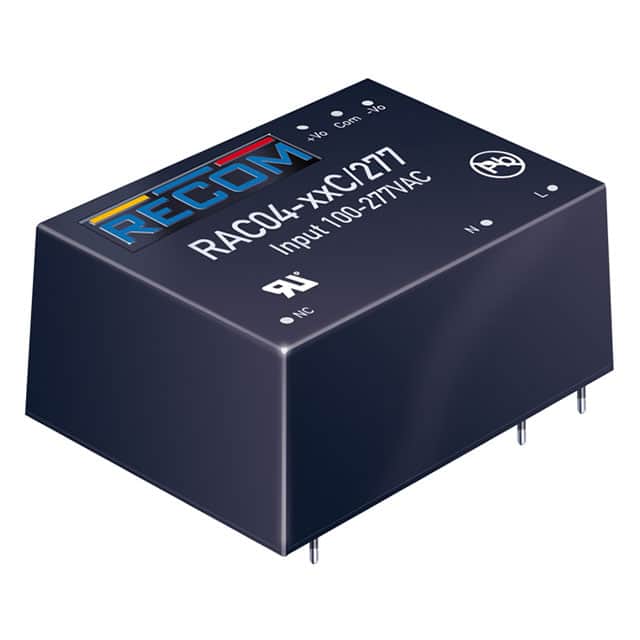 RAC04-05DC/277 AC/DC CONVERTER +/-5V 4W