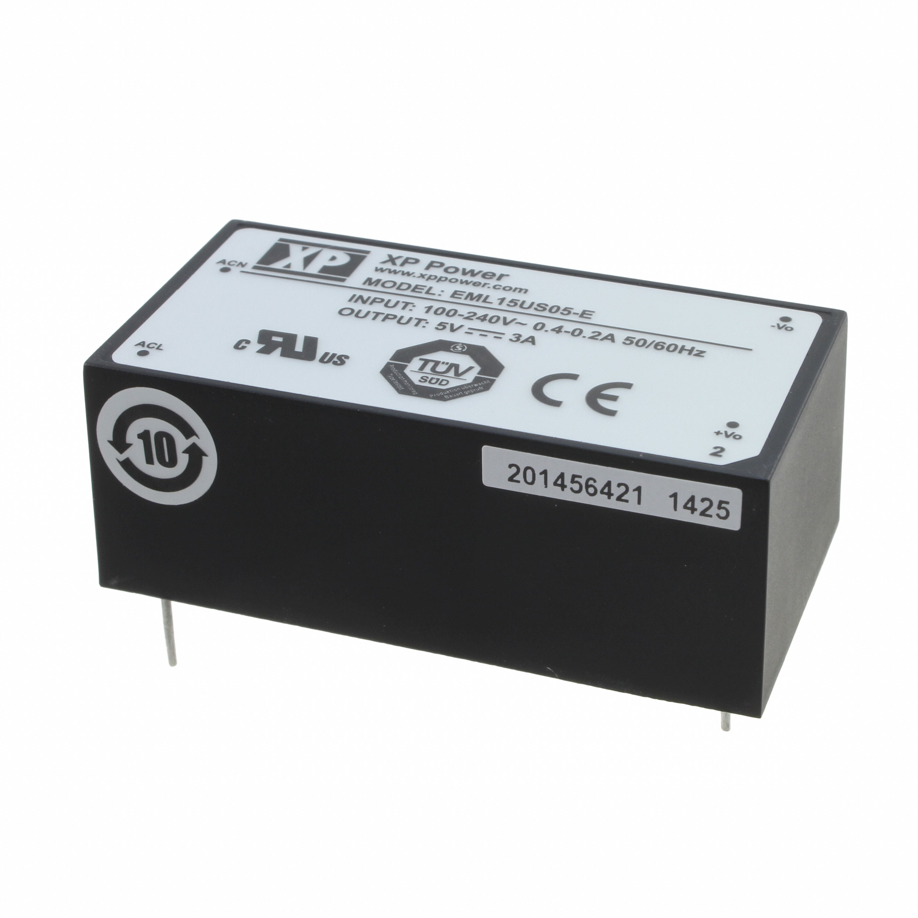 EML15US05-E AC/DC CONVERTER 5V 15W
