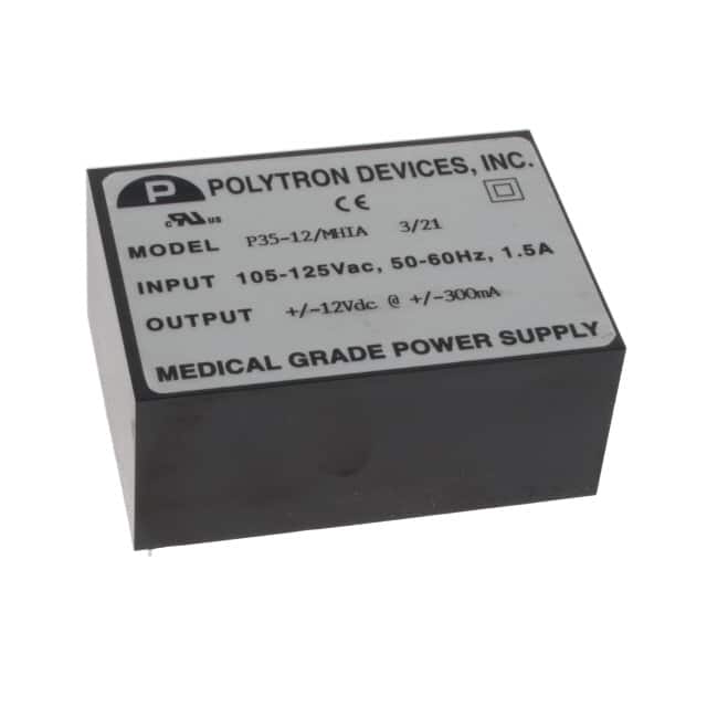P35-12/MHIA AC/DC CONVERTER +/-12VDC