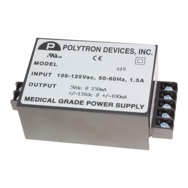 P53-1580T/MHIA AC/DC CONVERTER 5V +/-15V
