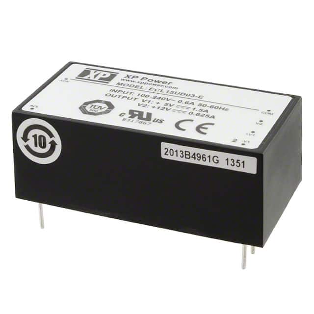 ECL15UD03-E AC/DC CONVERTER 5V -12V 15W