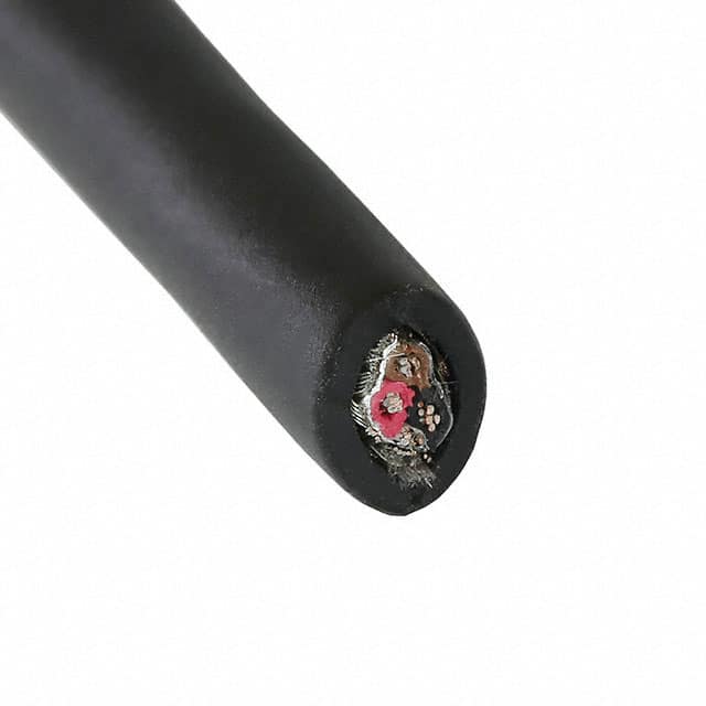 25533 BK005 CABLE 3COND 16AWG BLK SHLD 100'