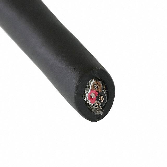 25523 BK005 CABLE 3COND 18AWG BLK SHLD 100'