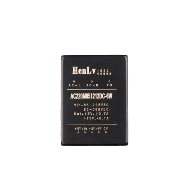 AC220M051515DC-6W AC DC CONVERTER  MULTIPLE OUTPUT