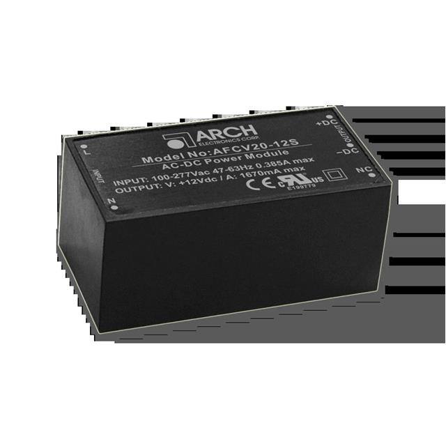 AFCV20-5S12S 20W AC-DC ITE Power Module, Univ
