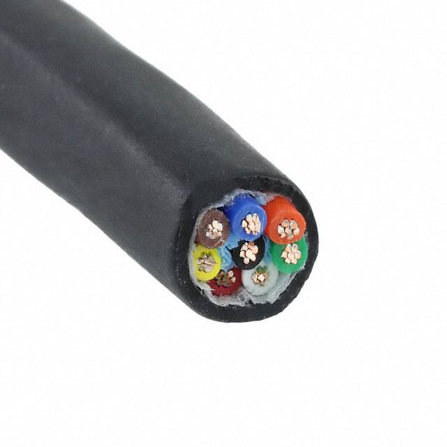 25078 BK199 CABLE 8COND 16AWG BLACK 1000'