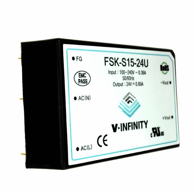 FSK-S15-24U AC/DC CONVERTER 24V 15W