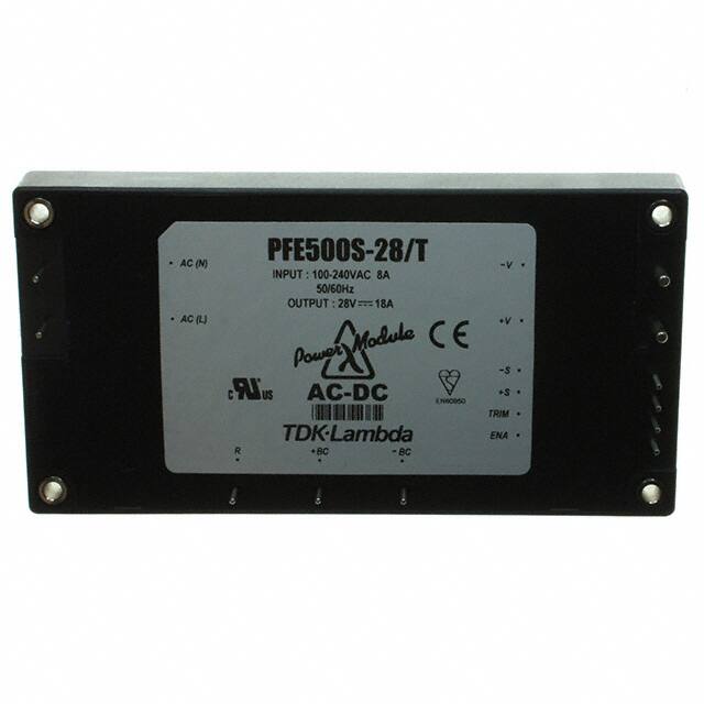 PFE500S-28/T AC/DC CONVERTER 28V 500W