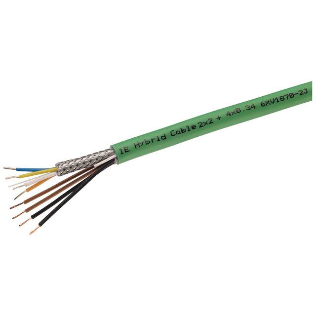 6XV18702J CABLE 8CON 22AWG GREEN SHLD 100M